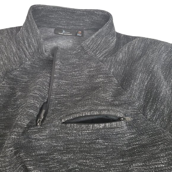 Marc Anthony Pull-over XXL Gray Space Dyed Cotton Blend - Picture 5 of 9